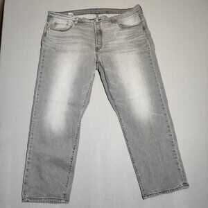 Levi's 501 jeans women's size 20W hard washed grey colour straight leg